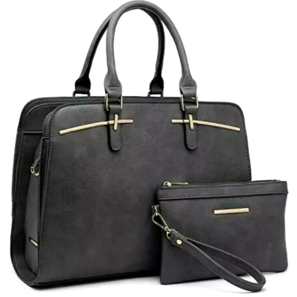 Dasein leather Women's Satchel Handbag & clutch